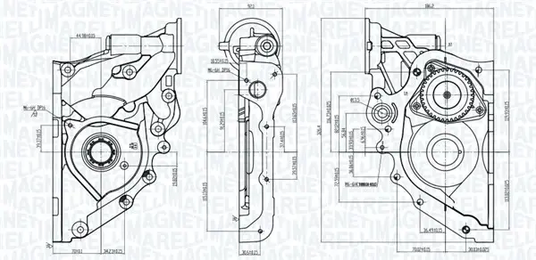 Magneti Marelli Оливний насос MAGNETI MARELLI 351516000080 (фото 1)