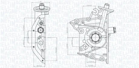 HYUNDAI Оливний насос ACCENT I 94-, ACCENT II 00- MAGNETI MARELLI 351516000113