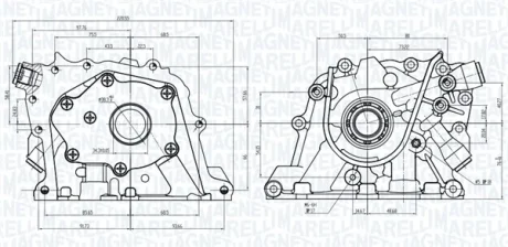 FORD Оливний насос Focus, Fiesta, MAZDA MAGNETI MARELLI 351516000127