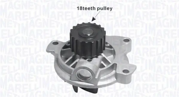 Водяний насос (Вир-во Magneti Marelli кор.код. WPQ1172) MAGNETI MARELLI 352316171172 (фото 1)