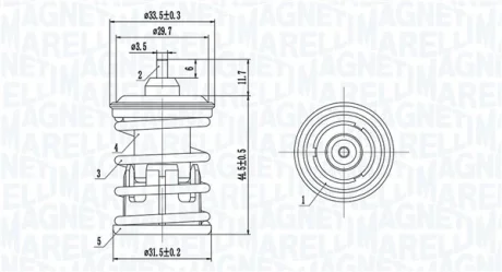 Автодеталь MAGNETI MARELLI 352317005090