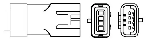 Лямбда-зонд (кількість дротів 4, 300мм) DACIA LOGAN, LOGAN EXPRESS, LOGAN MCV, SANDERO RENAULT KANGOO, MEGANE I, MEGANE I CLASSIC, MEGANE SCÉNIC, THALIA I, THALIA II 1.4/1.4LPG/1.6 09.96- MAGNETI MARELLI 466016355157 (фото 1)