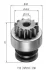 =AMB0150 Бендикс стартера FORD MAGNETI MARELLI 940113020150 (фото 1)