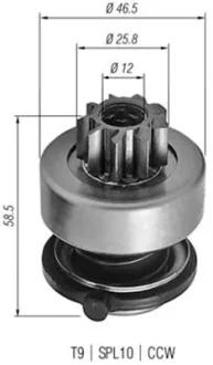 Ведущая шестерня MAGNETI MARELLI 940113020255
