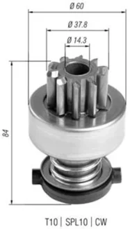 Ведущая шестерня MAGNETI MARELLI 940113020403