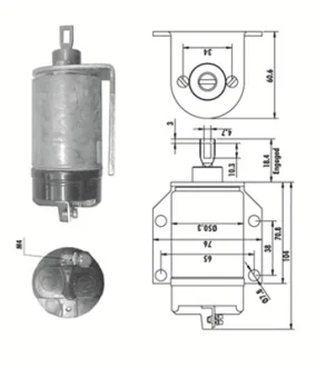 Реле втягуюче MAGNETI MARELLI 940113050245