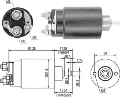 Старший соленоїд MAGNETI MARELLI 940113050404
