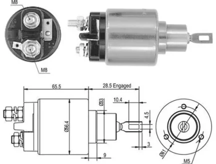 Реле втягивающее стартера MAGNETI MARELLI 940113050435