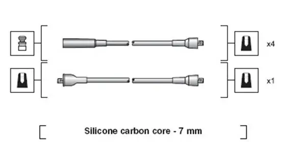 Комплект электропроводки MAGNETI MARELLI 941318111024 (фото 1)