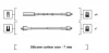 Провода высоковольтные, к-кт 5 шт, VW Golf II, III, Jetta II, Vento, Passat B3 1.6, 1.8, 2.0 83-97. Skoda Octavia. Audi 80 MAGNETI MARELLI 941318111238 (фото 1)