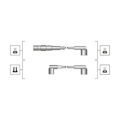 Комплект дротів запалювання (вир-во Magneti Marelli кор.код. MSQ0048) MAGNETI MARELLI 941319170048 (фото 1)