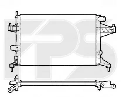 Радіатор охолодження MAGNETI MARELLI FP 52 A1079-X