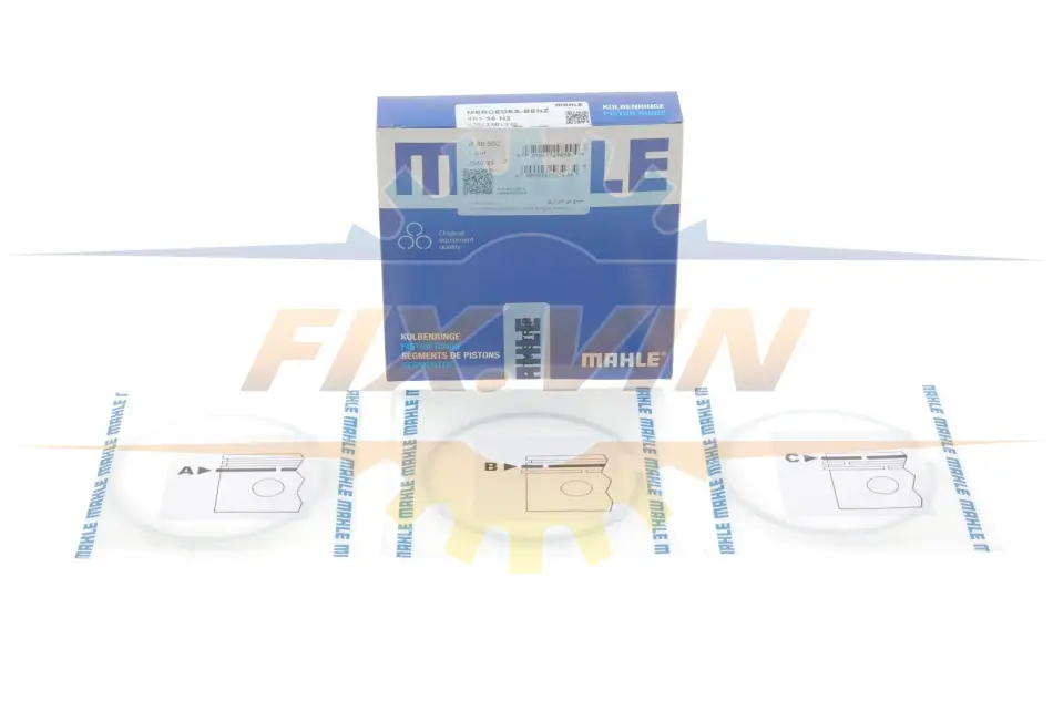 Комплект поршневих кілець Mahle MB C-E200,220 2,0-2,2CDI 06- MAHLE / KNECHT 001 36 N2 (фото 1)