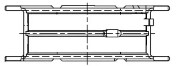 Вкладиші корінні (пара) 0,25 PASS-L MB 1,8/2,1CDi OM651 SPUTTER 06- (1) (вир-во Mahle) MAHLE / KNECHT 001 FL 21834 025 (фото 1)