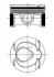 Поршень MAHLE / KNECHT 001PI00163000 (фото 1)