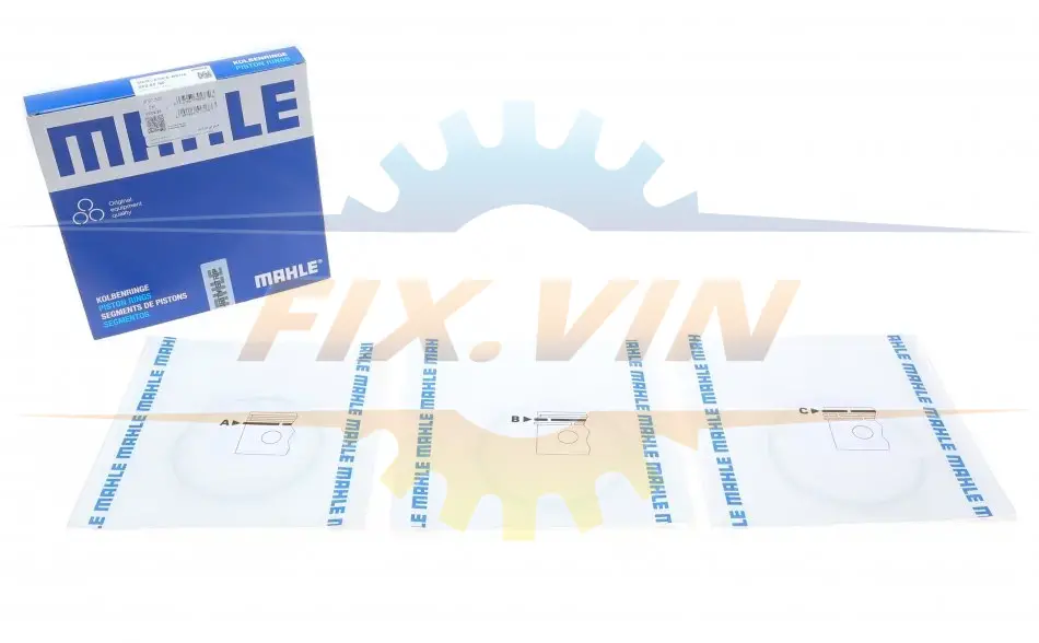 Комплект поршневих кілець Mahle MB MAHLE / KNECHT 002 80 N0 (фото 1)