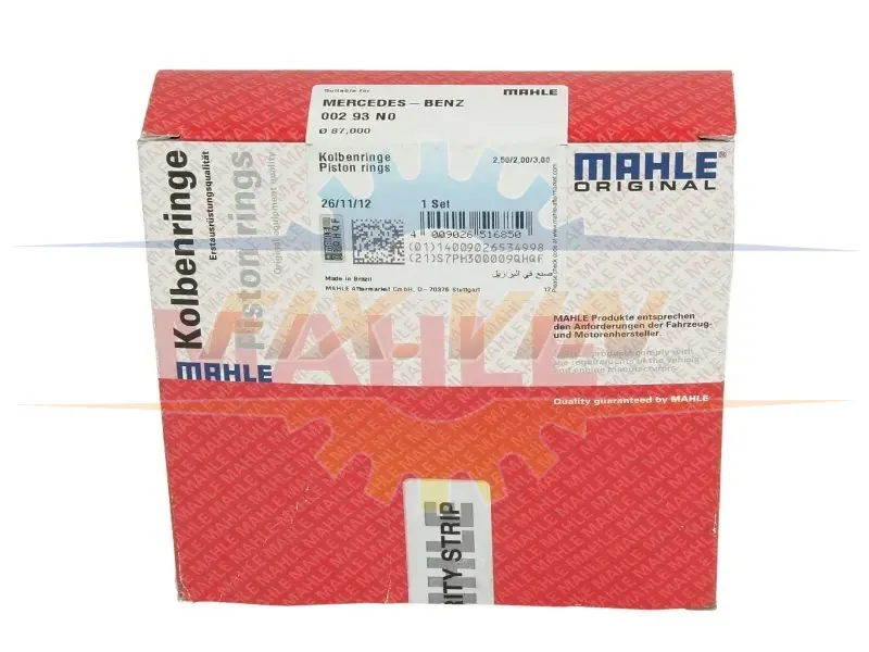 Комплект поршневих кілець Mahle MB MAHLE / KNECHT 002 93 N0 (фото 1)