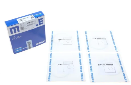 Кольца поршневые SMART 66.5 (1.2/1.2/2.5) 0.7 M160 (пр-во Mahle) MAHLE / KNECHT 003 99 N0