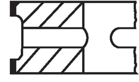 Комплект колец MAHLE / KNECHT 00445G0