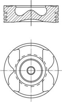 MAHLE Поршень MAHLE / KNECHT 004 57 03