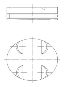 A_Поршень Mahle MB E,C class (S211,W211,W203,W204) 3,5 05- MAHLE / KNECHT 0052401