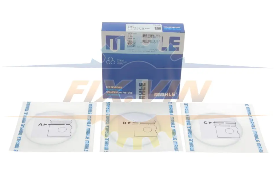 Кільця поршневі MAHLE MAHLE / KNECHT 007 RS 00162 0N0 (фото 1)