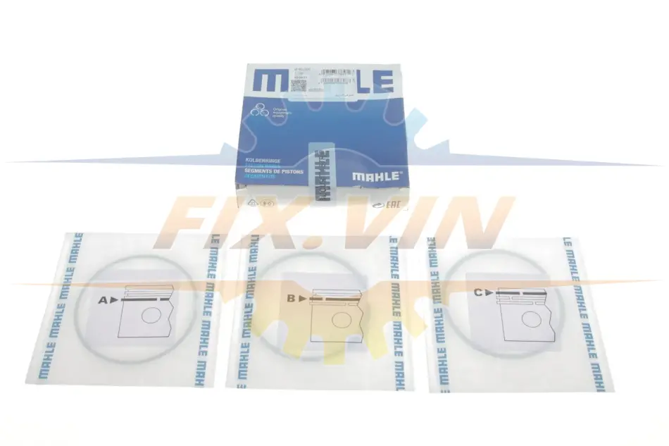 Комплект поршневих кілець Mahle FIAT MAHLE / KNECHT 00981N0 (фото 1)