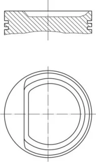 Поршень MAHLE / KNECHT 0102902