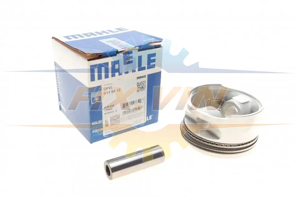 Поршень з кільцями OPEL 80,00 C16NZ/E16NZ (вир-во Mahle) MAHLE / KNECHT 011 08 12 (фото 1)