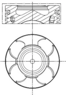 Поршень з кільцями RENAULT 70,00 1.3 D Multijet 199 A3.000,263 A2.000 (вир-во Mahle) https://catalog.mahle-aftermarket.com/eu/index.xhtml MAHLE / KNECHT 011 PI 00100 001