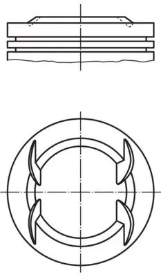 Поршень MAHLE / KNECHT 011PI00111000 (фото 1)