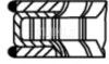 Набір кільця поршня MAHLE / KNECHT 011RS101000N0 (фото 3)