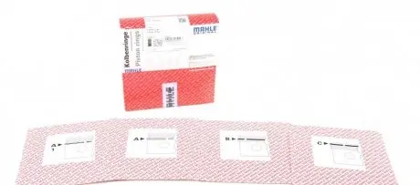 Комплект поршневих кілець Mahle OPEL MAHLE / KNECHT 012 10 N0