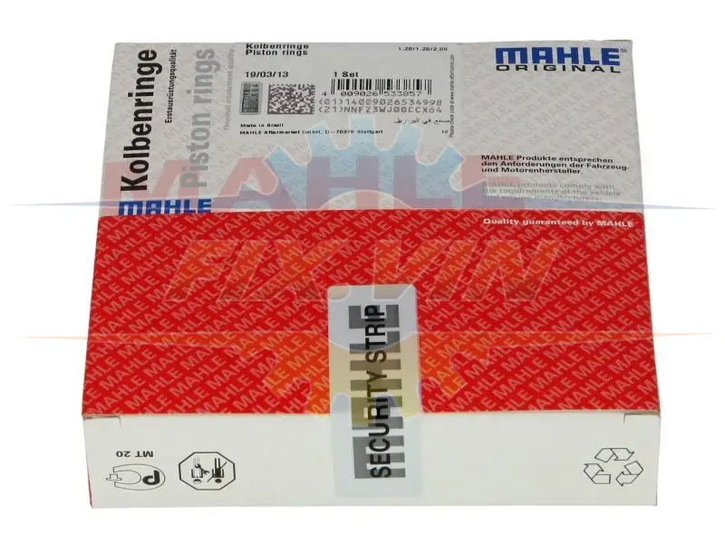 Комплект поршневих кілець Mahle OPEL MAHLE / KNECHT 01221N0 (фото 1)