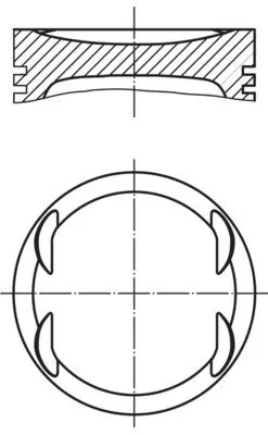 Поршень MAHLE / KNECHT 0157602 (фото 1)