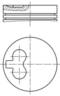 Поршень MAHLE / KNECHT 0216603