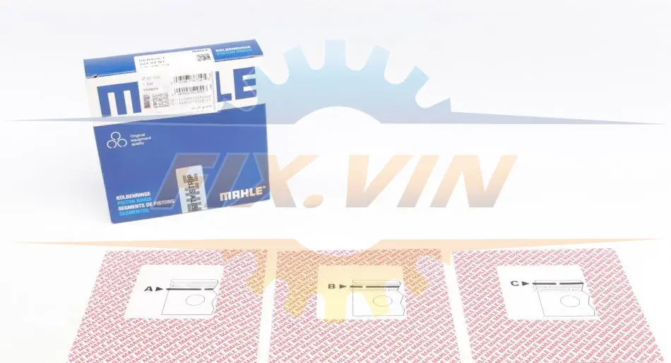 Комплект поршневих кілець Mahle RENAULT MAHLE / KNECHT 02182N1 (фото 1)