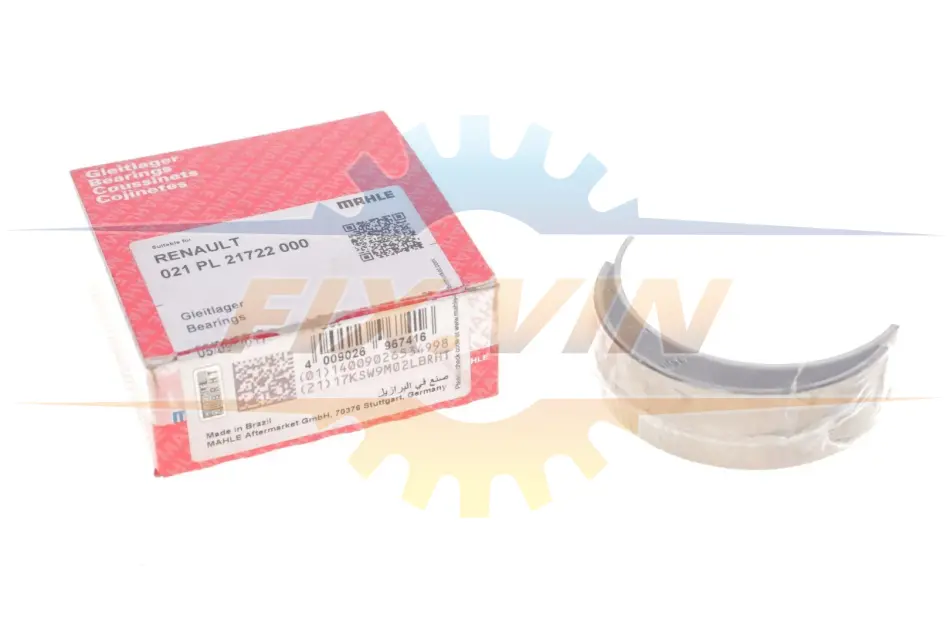 Підшипники ковзання шатунні MAHLE MAHLE / KNECHT 021 PL 21722 000 (фото 1)
