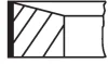 Кільця япоршневі MAHLE / KNECHT 021RS001150N2 (фото 1)