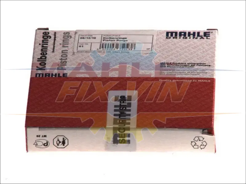 Комплект поршневих кілець RENAULT Kangoo/Magane/Clio "1,4-,1,6 "07>> MAHLE / KNECHT 022 15 N0 (фото 1)