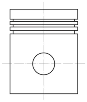 Поршень MAHLE / KNECHT 0222701