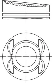 Поршень MAHLE / KNECHT 028 03 01