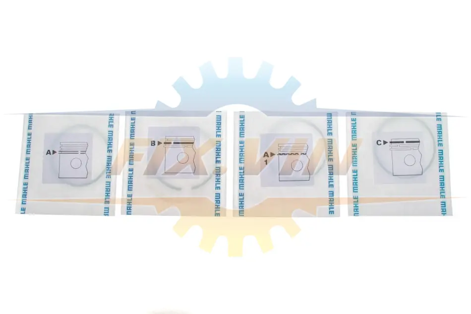 Комплект поршневих кілець Mahle VAG 1,2TFSI MAHLE / KNECHT 028 10 N0 (фото 1)