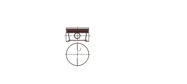 Поршень MAHLE / KNECHT 028PI00126002 (фото 1)