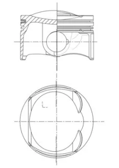 Tв”јГјOK KPL. AUDI A4 1.8 07- MAHLE / KNECHT 028PI00132010