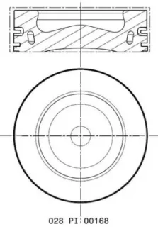 Поршень MAHLE / KNECHT 028PI00168000