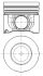 Поршень двигуна MAHLE / KNECHT 028PI00178002 (фото 1)