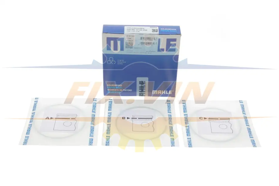Кільця поршневі,комплект MAHLE / KNECHT 028RS101250N0 (фото 1)