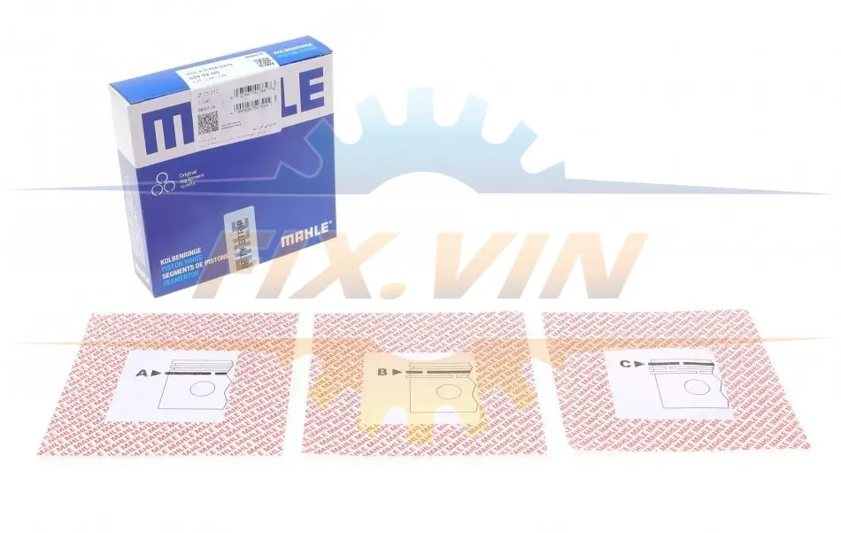 Комплект поршневих кілець Mahle VW MAHLE / KNECHT 029 52 N0 (фото 1)