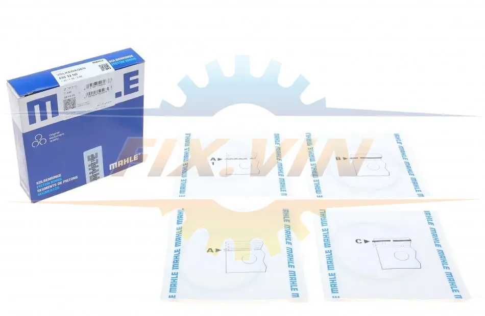 Комплект поршневих кілець Mahle VW MAHLE / KNECHT 03032N0 (фото 1)